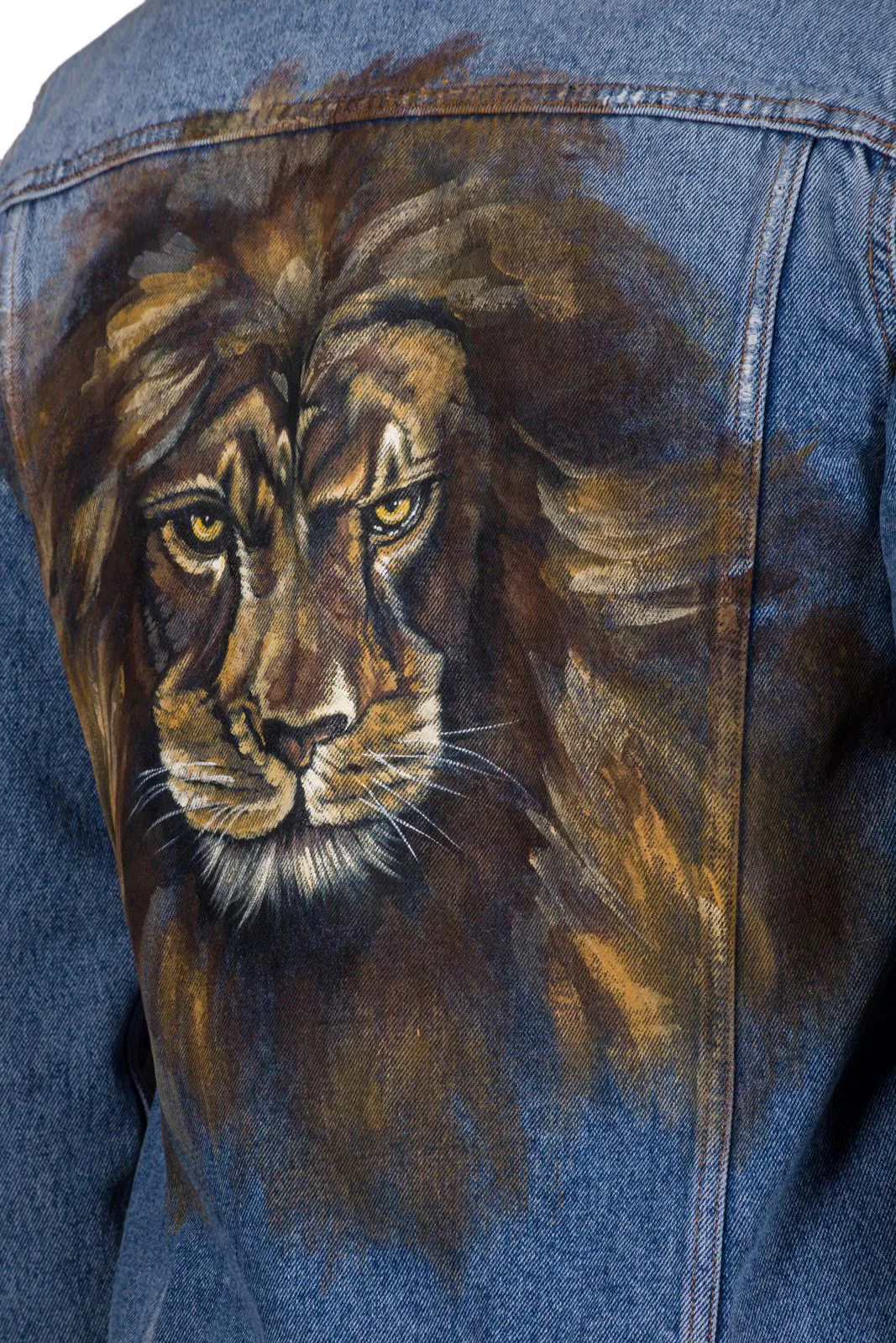 Lion Denim Jacket