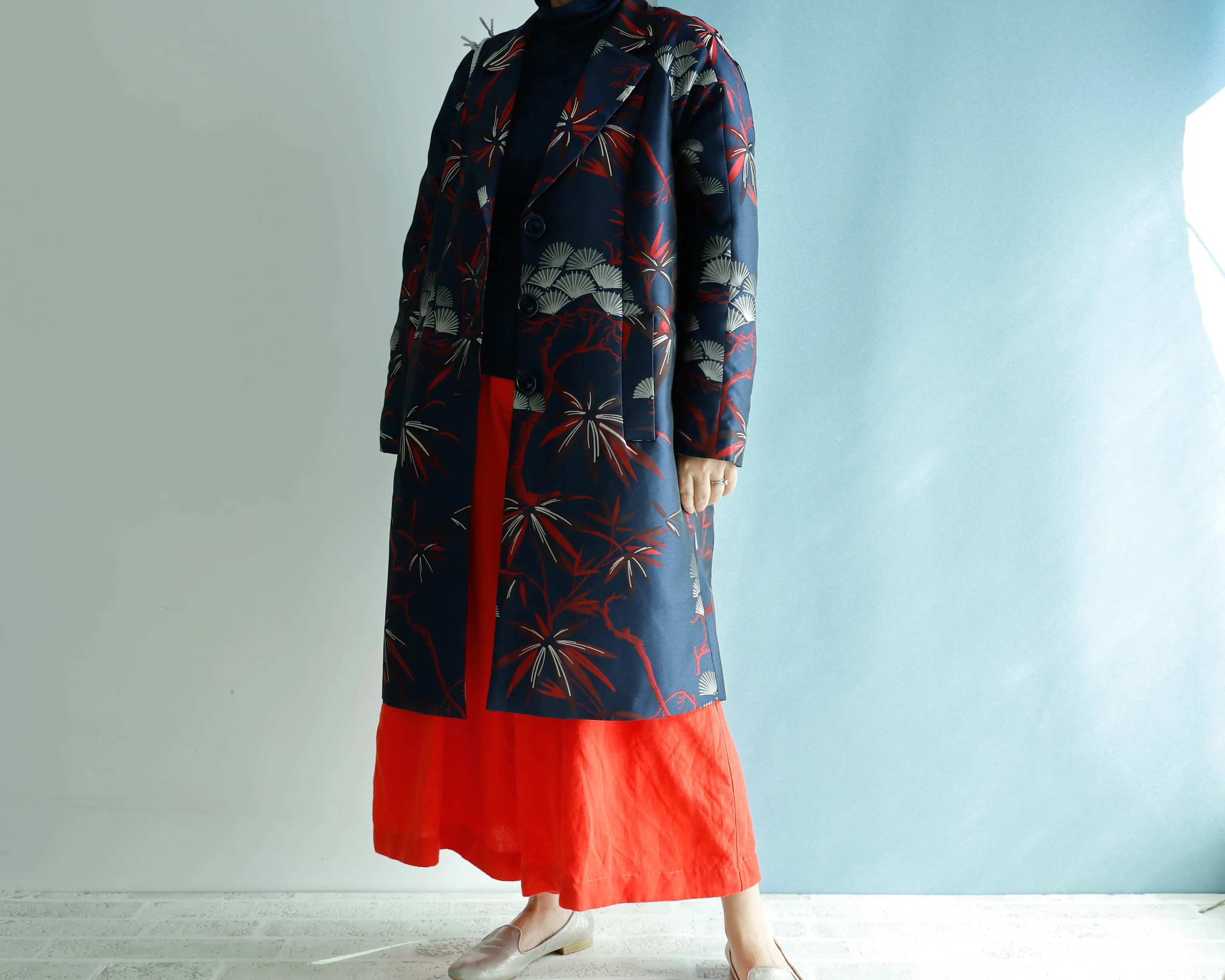 <J12BR>  OVERSIZED COAT