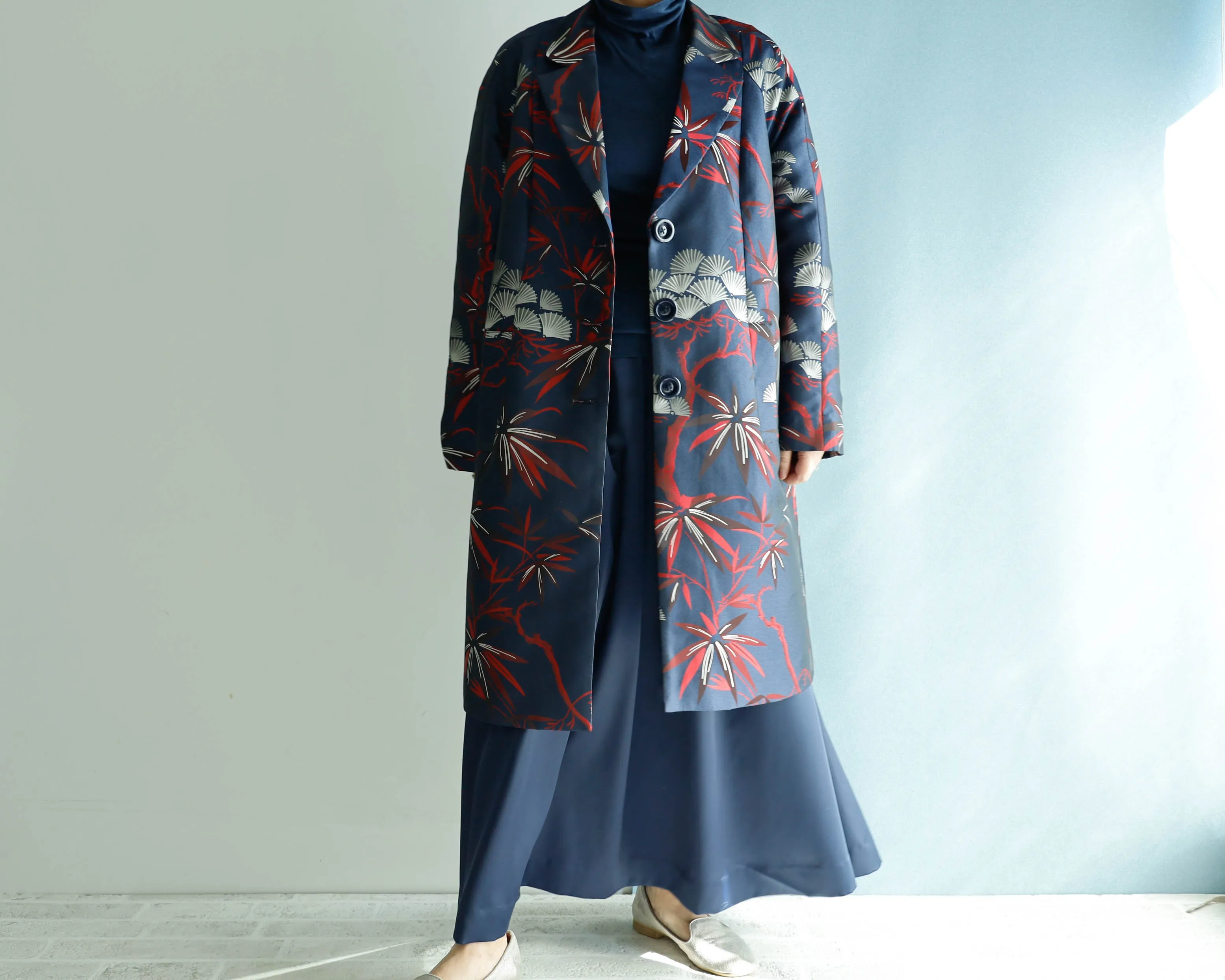 <J12BR>  OVERSIZED COAT