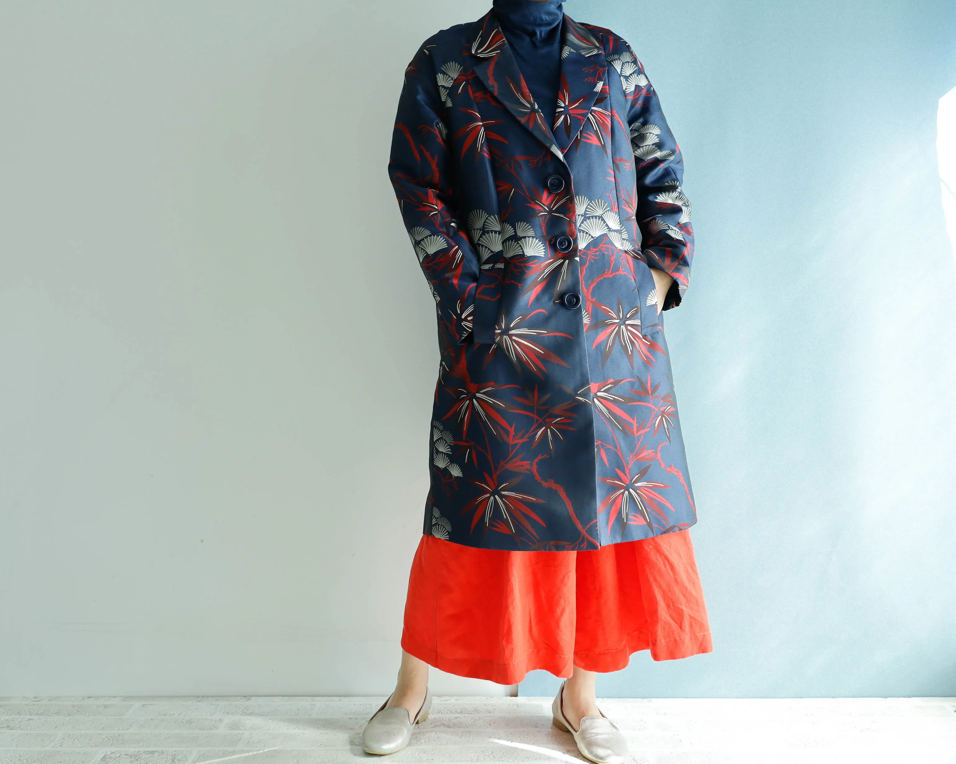 <J12BR>  OVERSIZED COAT