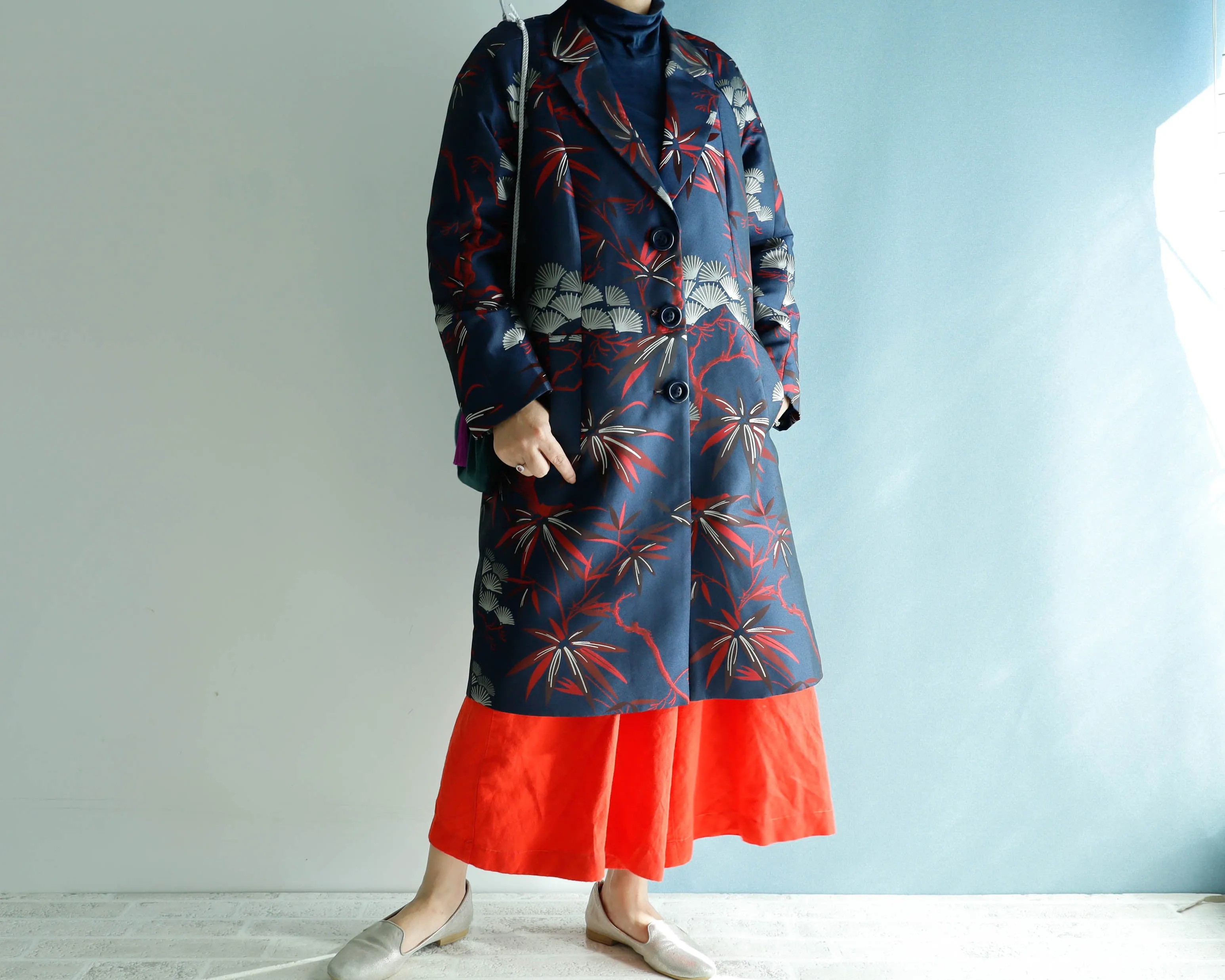 <J12BR>  OVERSIZED COAT