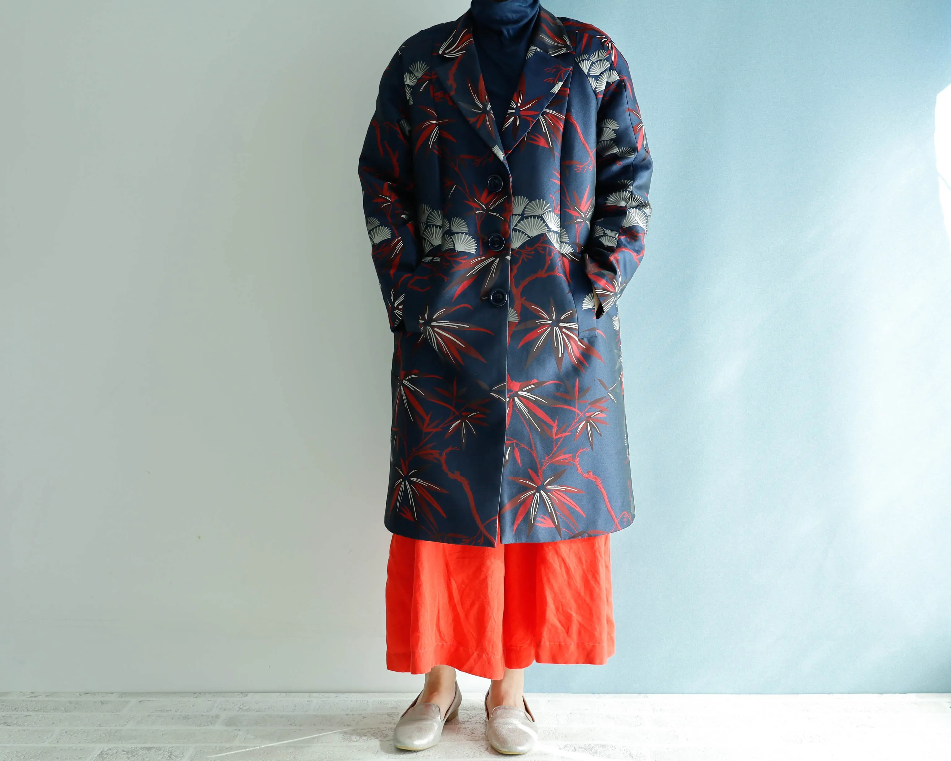 <J12BR>  OVERSIZED COAT