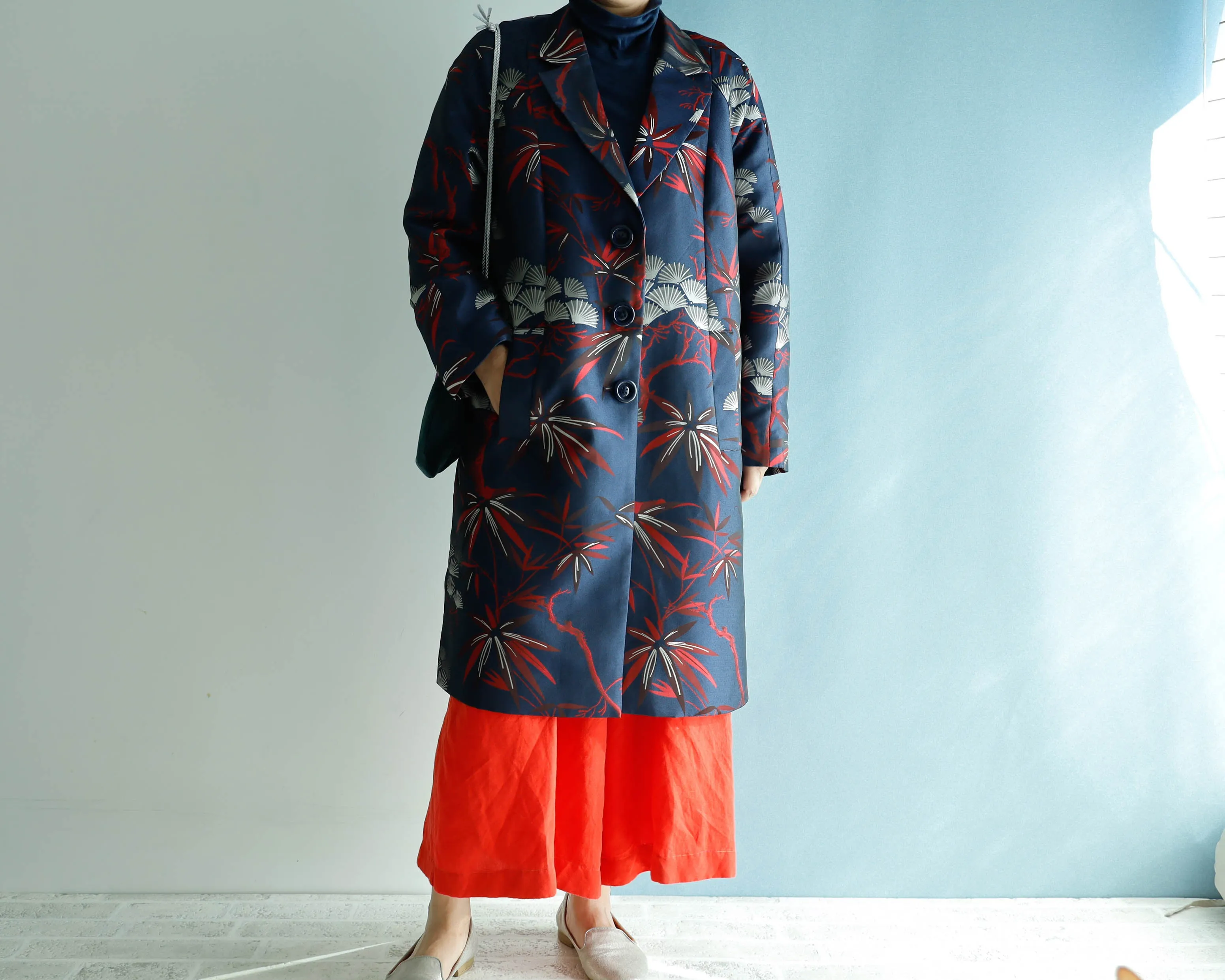 <J12BR>  OVERSIZED COAT