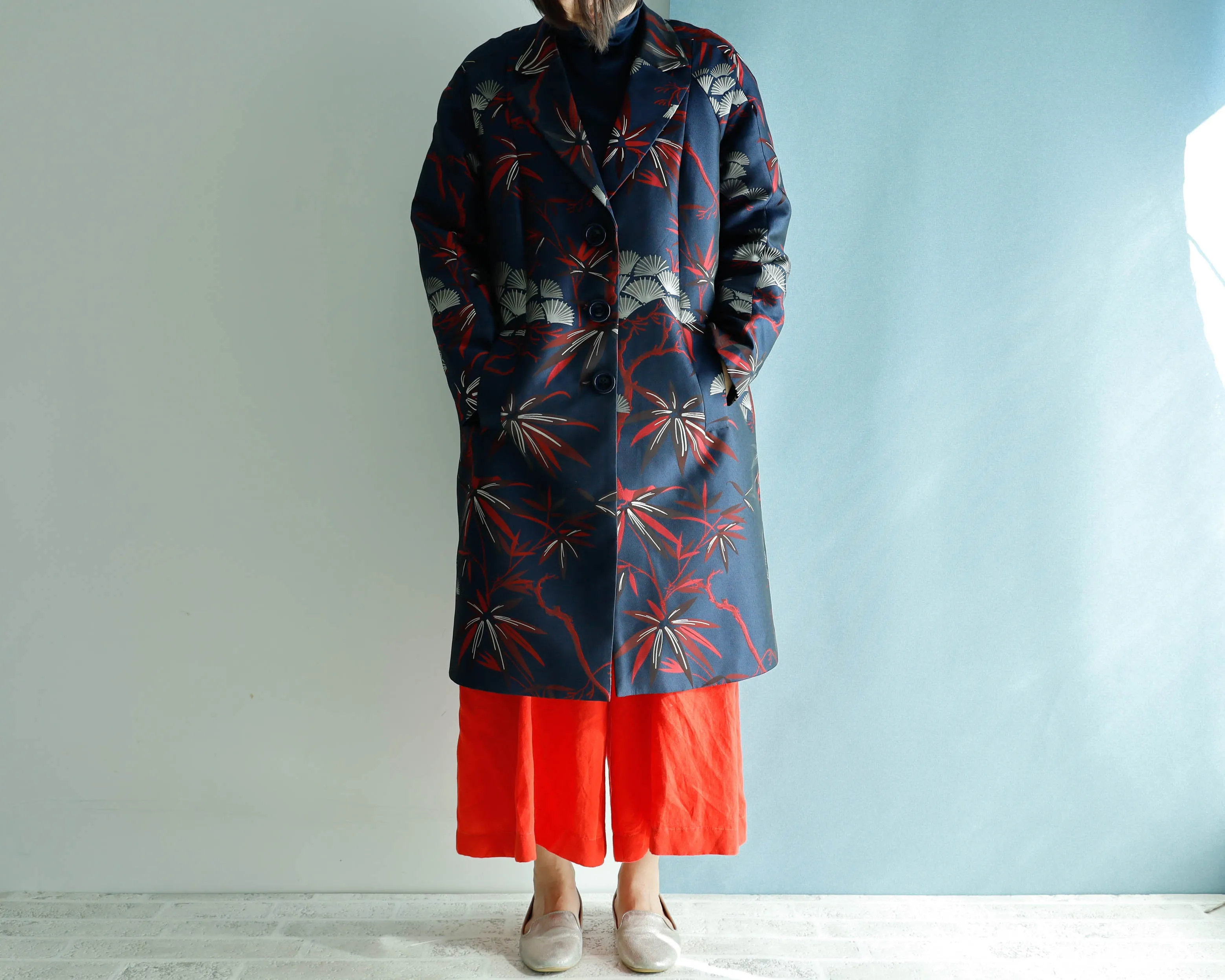 <J12BR>  OVERSIZED COAT