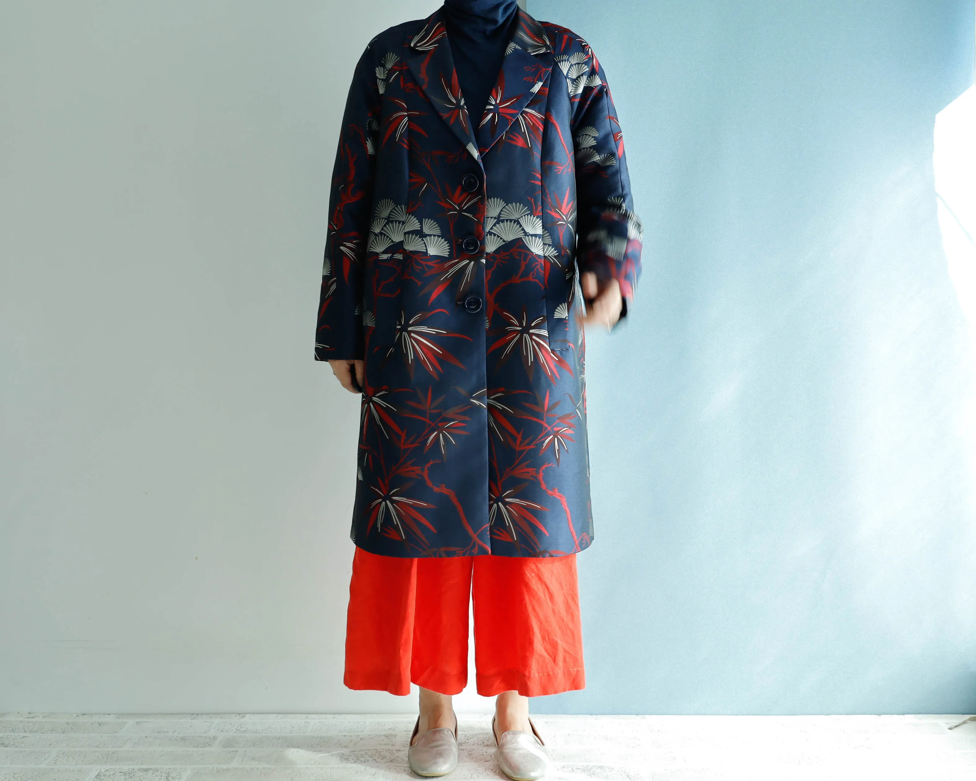 <J12BR>  OVERSIZED COAT