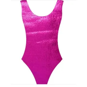 Metallic Leotard - Pink