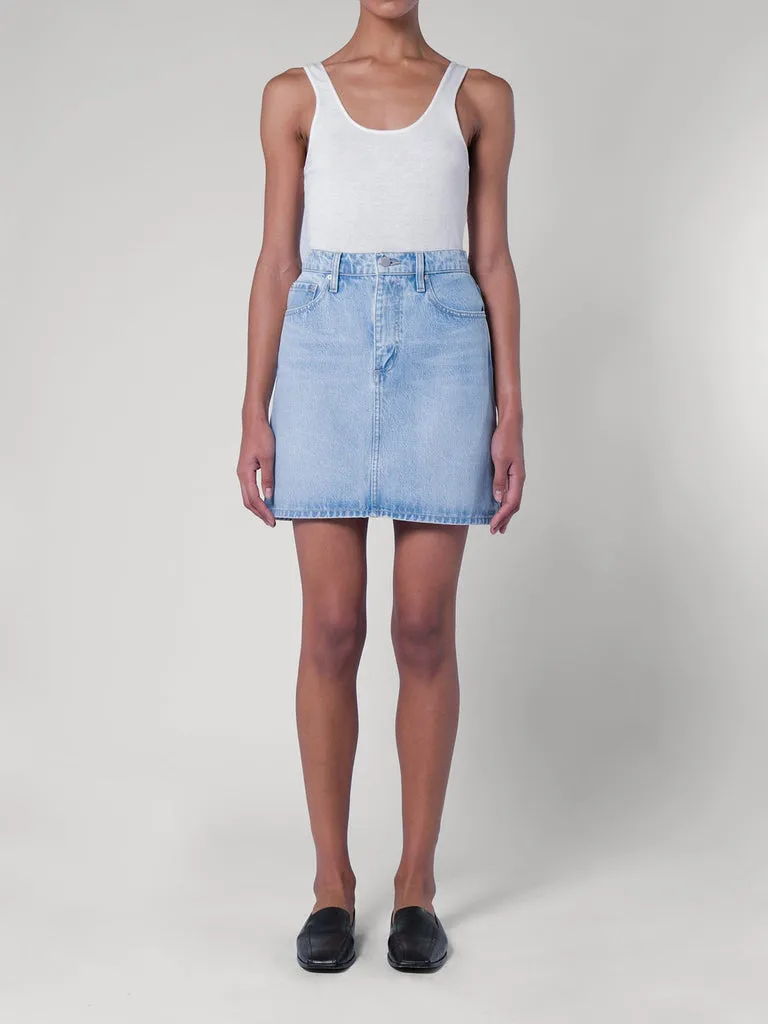 Nobody Denim Piper Skirt in Indigo Dreams