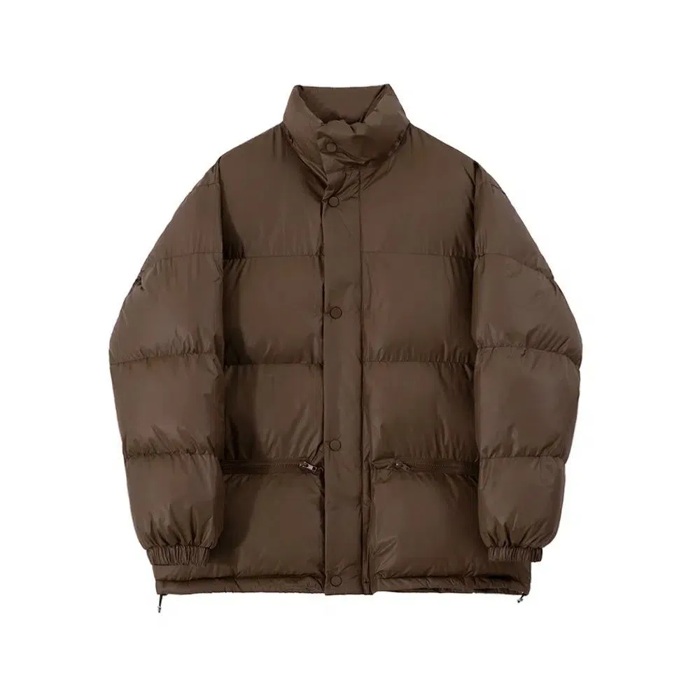 OH Short Buttoned Puffer Jacket