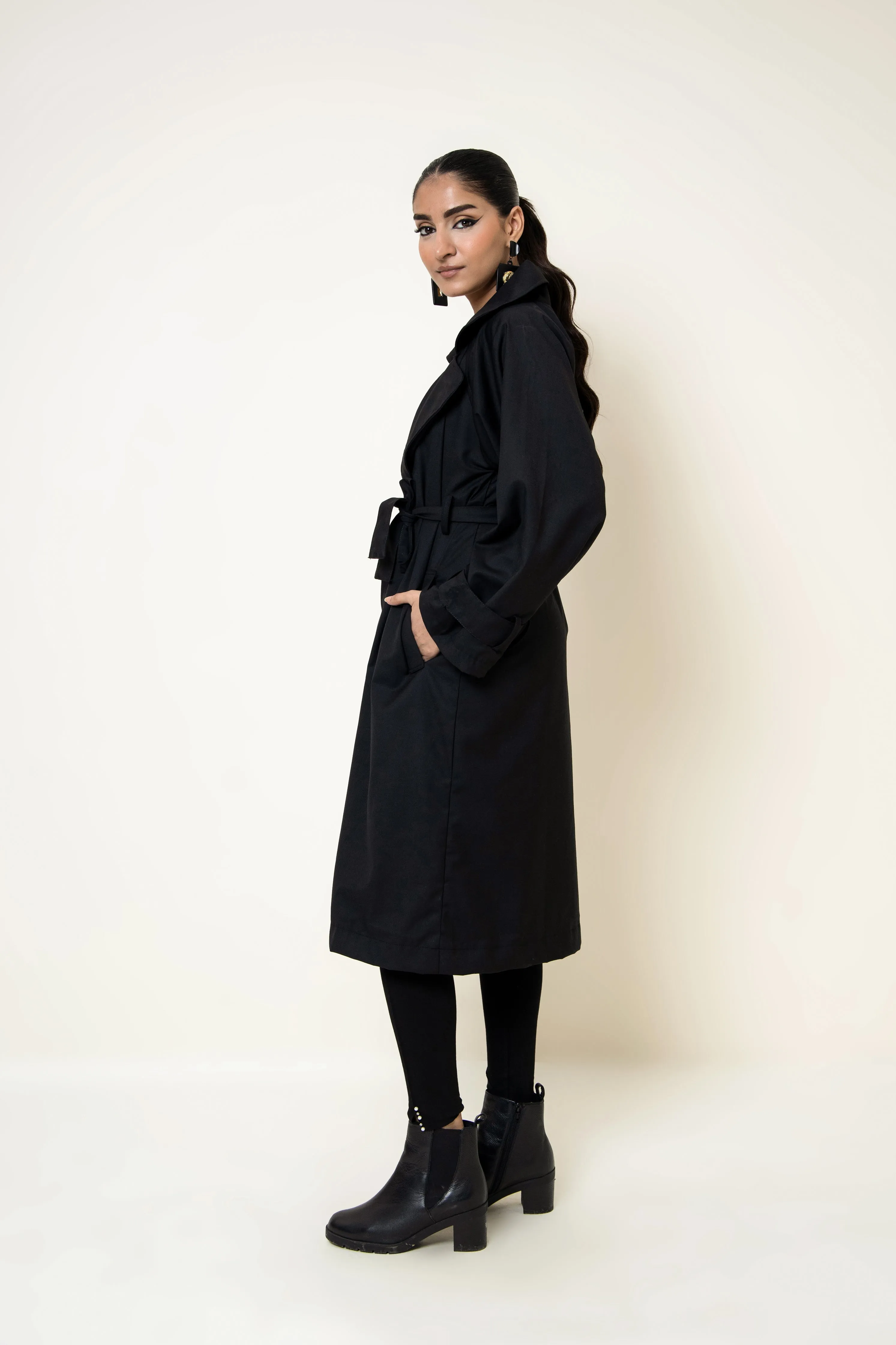 Oscar Trench Coat Black