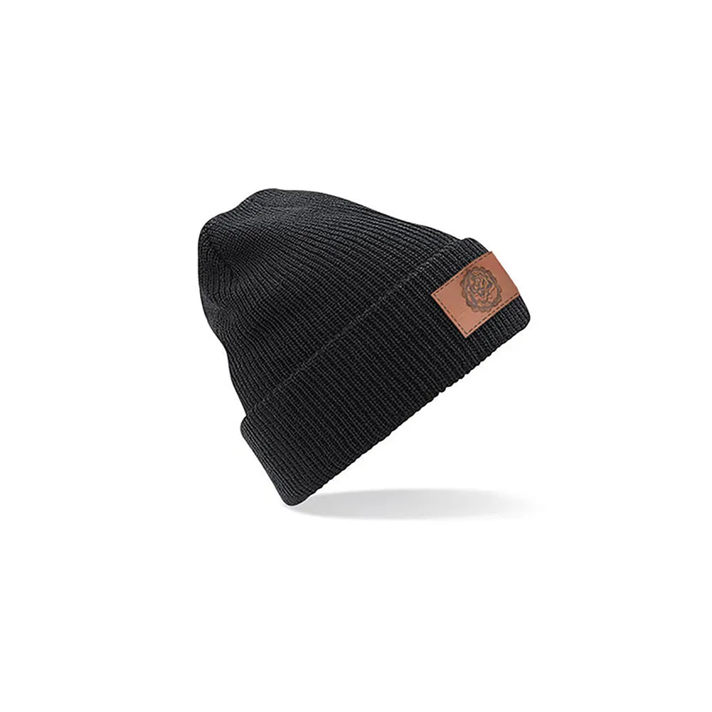 PATCH BEANIE BLACK