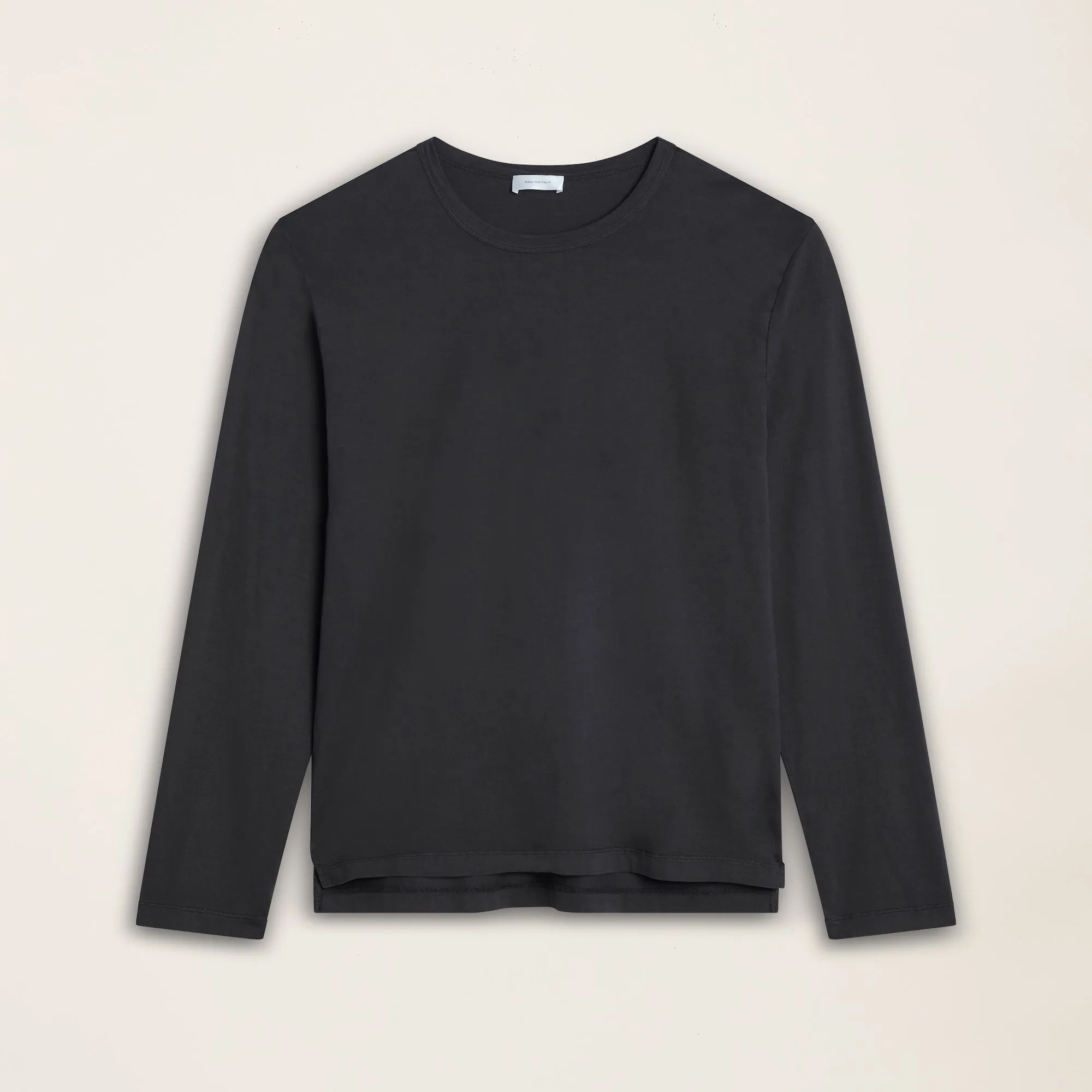 Pima Cotton Long Sleeve Crewneck