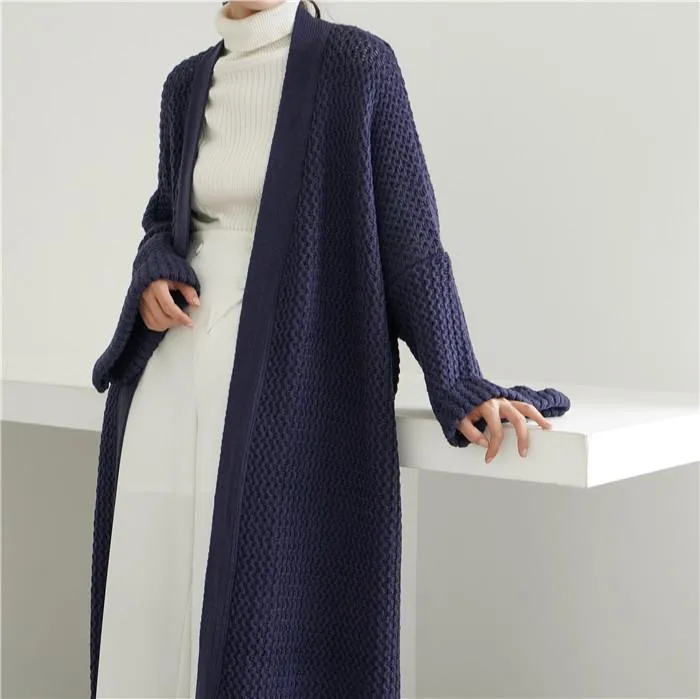 Plus Sizes Loose Knitting Women Overcoat