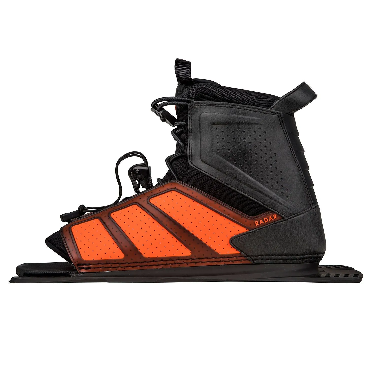 Radar 2019 Vector Rear Feather Frame Waterski Boot(Steel/Orange)