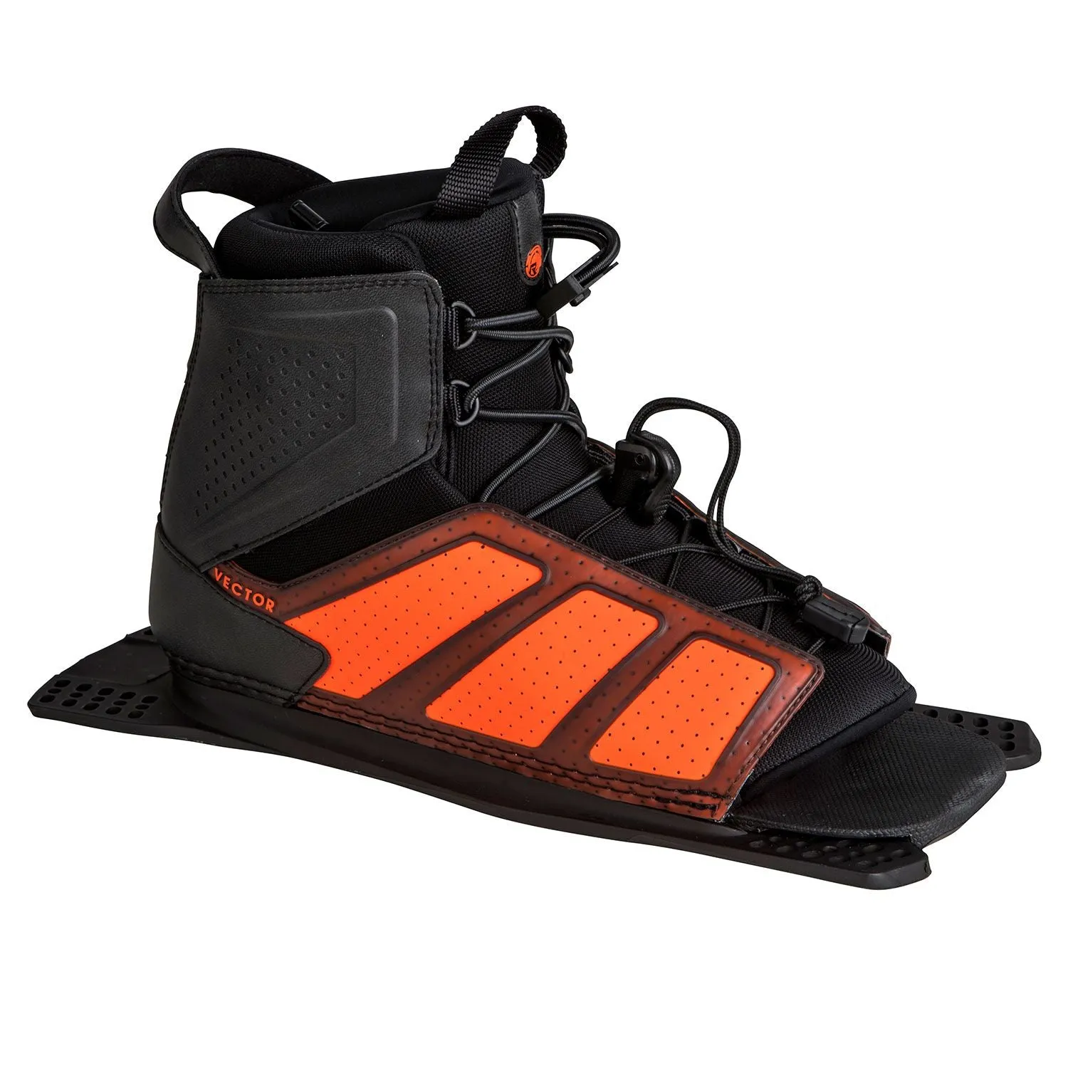 Radar 2019 Vector Rear Feather Frame Waterski Boot(Steel/Orange)