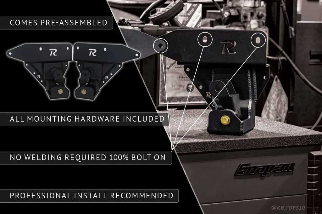 Rago Fabrication Shackle Hangers for Tacoma (2005-2023)