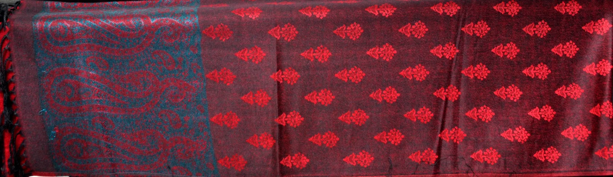 Red dual side Stole