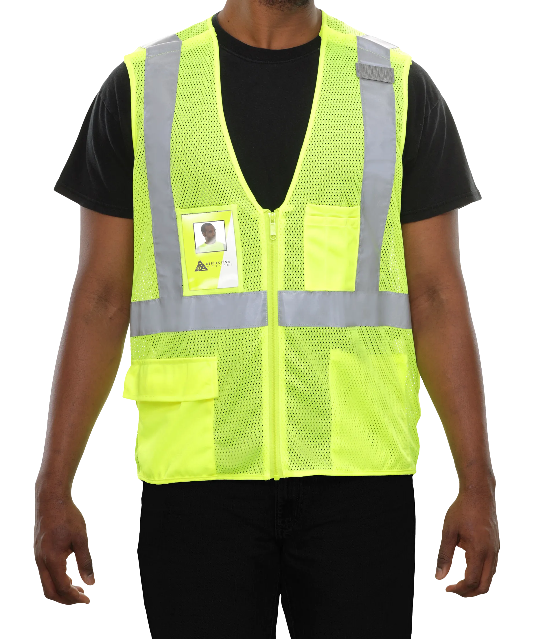 Reflective Apparel® Hi Visibility Breakaway Mesh Safety Vest - X-Back - ANSI Class 2 - 508SX