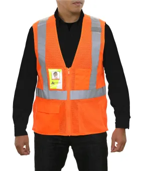 Reflective Apparel® Hi Visibility Breakaway Mesh Safety Vest - X-Back - ANSI Class 2 - 508SX