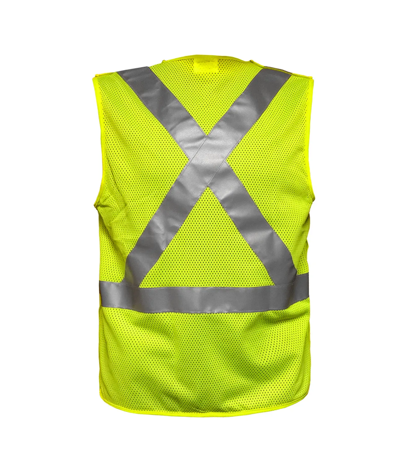 Reflective Apparel® Hi Visibility Breakaway Mesh Safety Vest - X-Back - ANSI Class 2 - 508SX