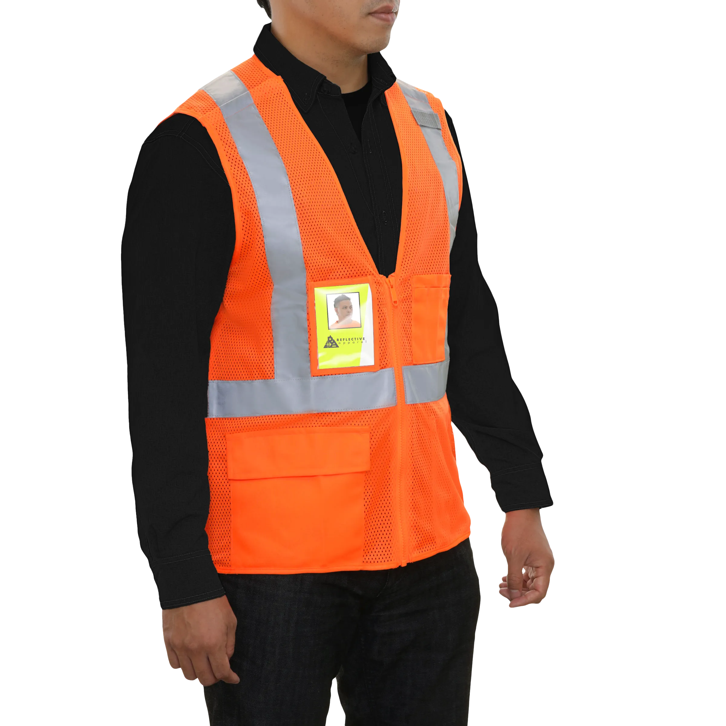 Reflective Apparel® Hi Visibility Breakaway Mesh Safety Vest - X-Back - ANSI Class 2 - 508SX