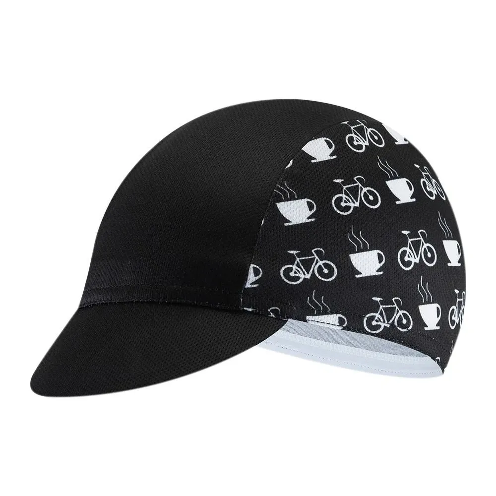 Retro Beer Coffee Ice Cream Cartoon Polyester Cycling Caps Bicycle Quick Dry Sports Hats Summer Bike Balaclava