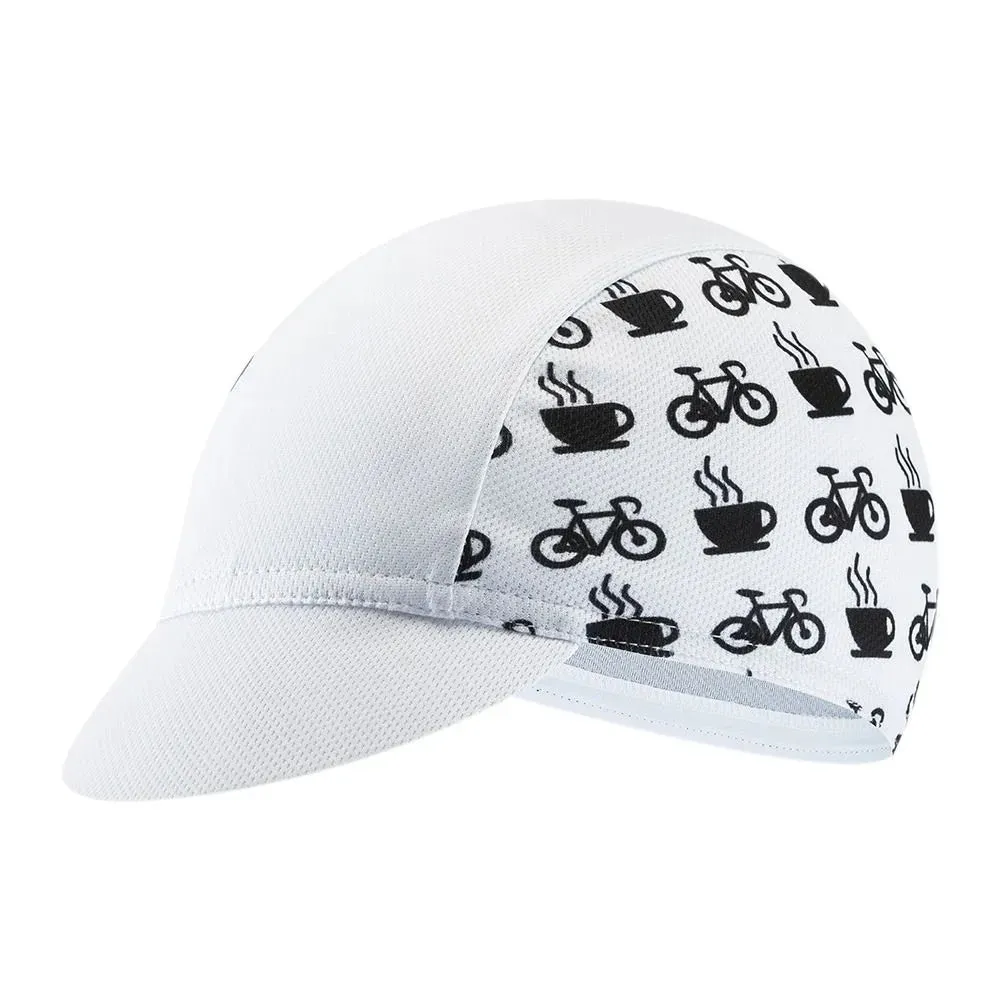 Retro Beer Coffee Ice Cream Cartoon Polyester Cycling Caps Bicycle Quick Dry Sports Hats Summer Bike Balaclava