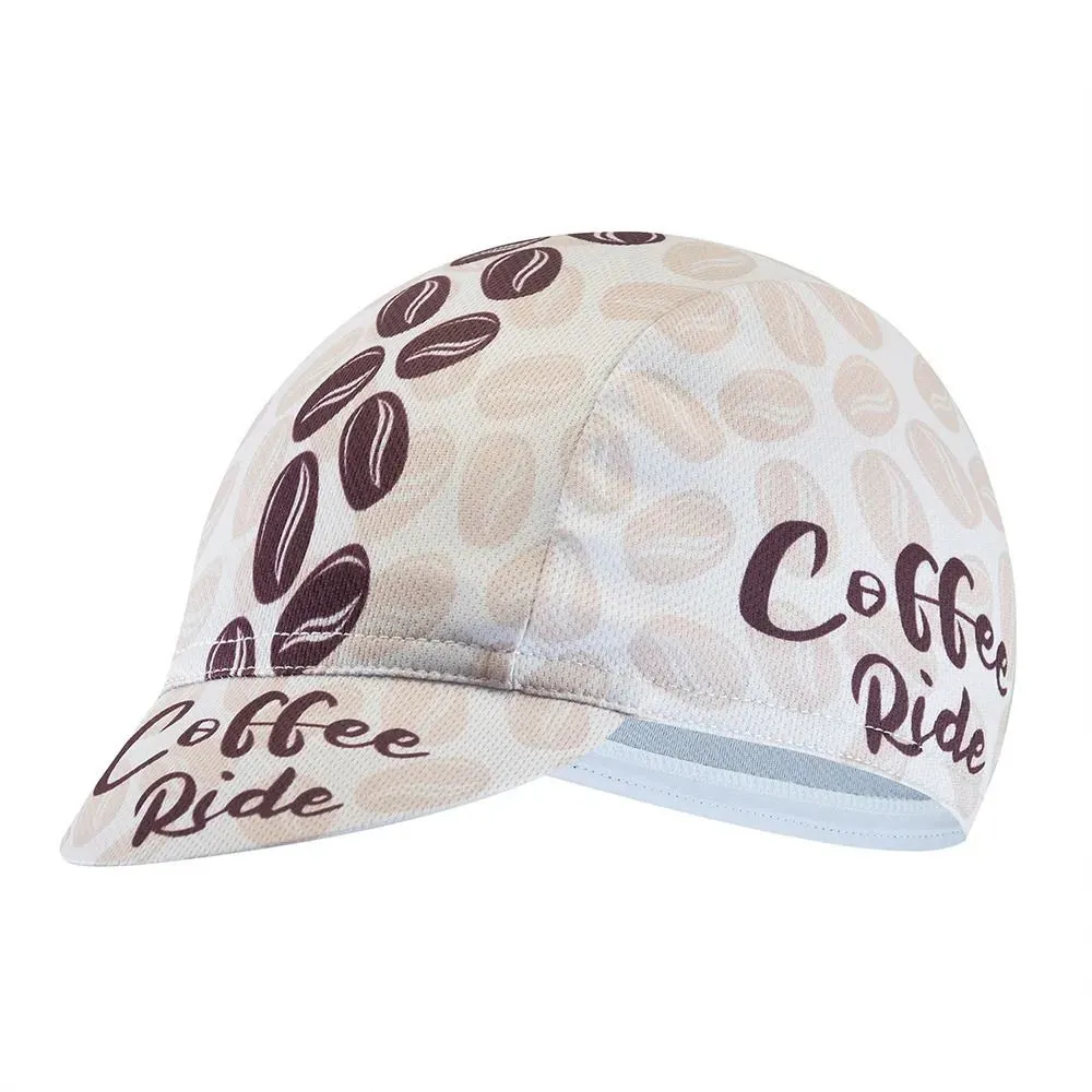 Retro Beer Coffee Ice Cream Cartoon Polyester Cycling Caps Bicycle Quick Dry Sports Hats Summer Bike Balaclava