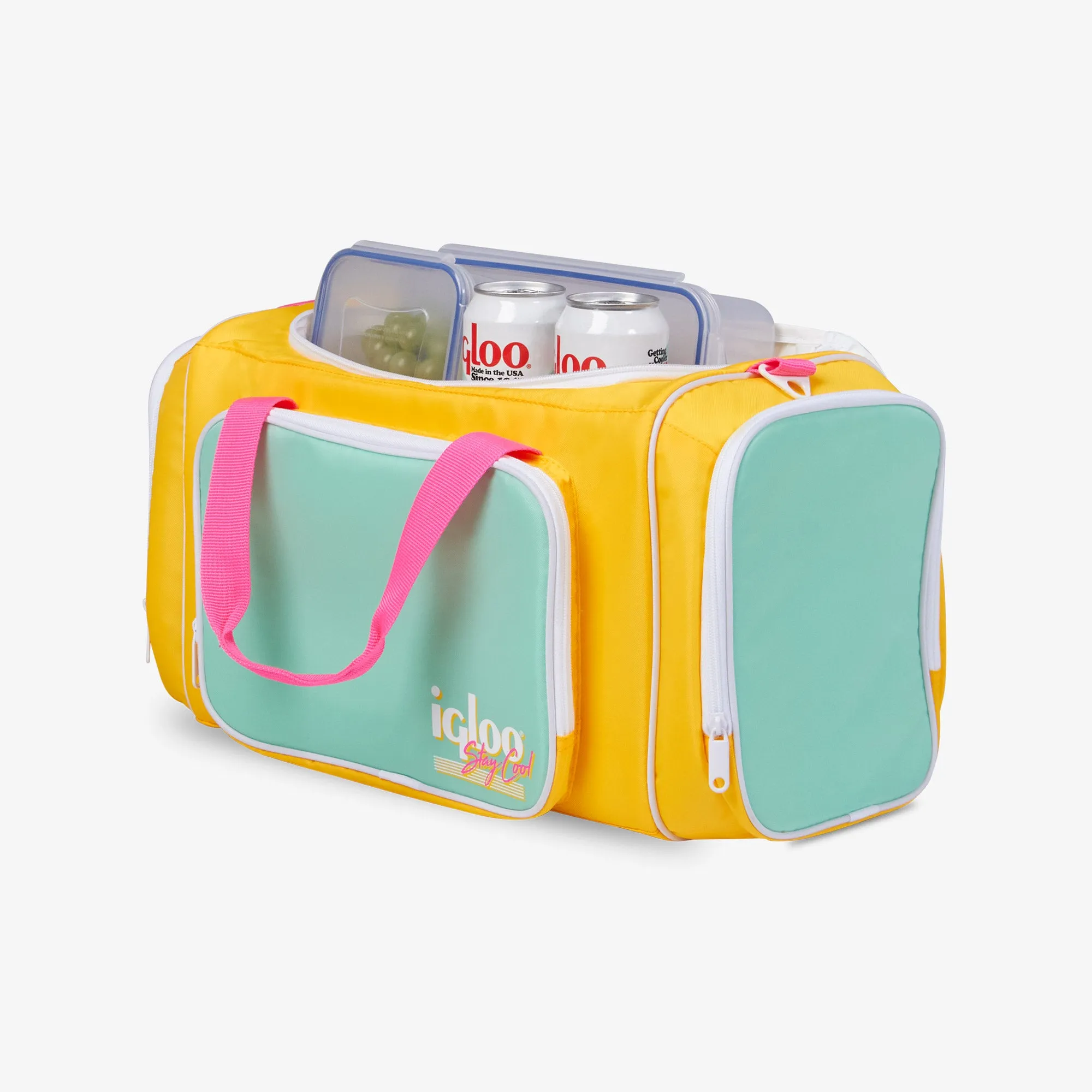 Retro Duffel Bag Cooler