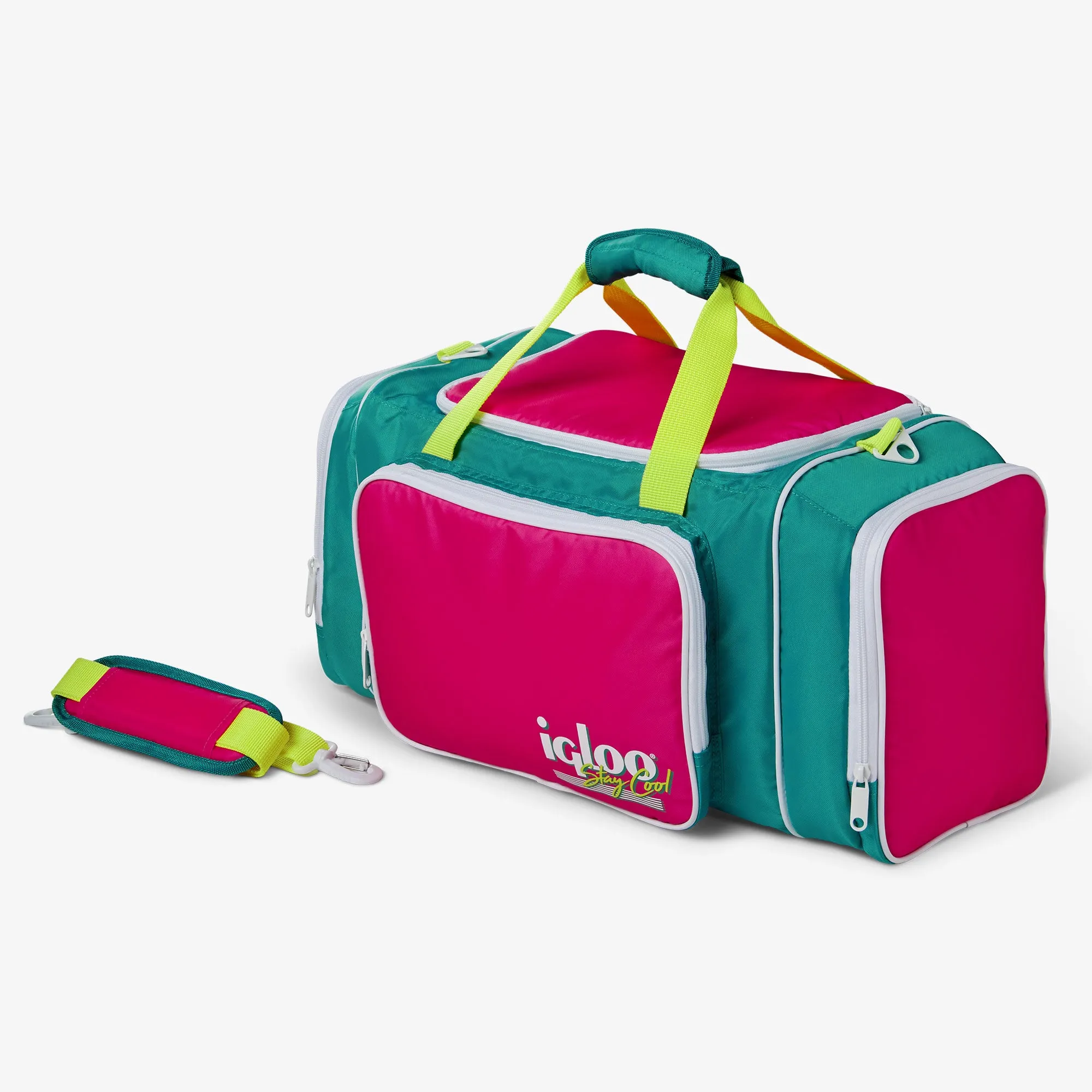 Retro Duffel Bag Cooler