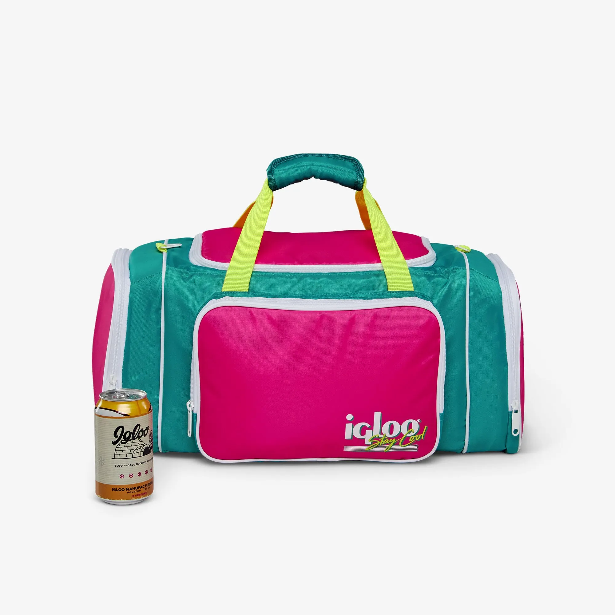 Retro Duffel Bag Cooler