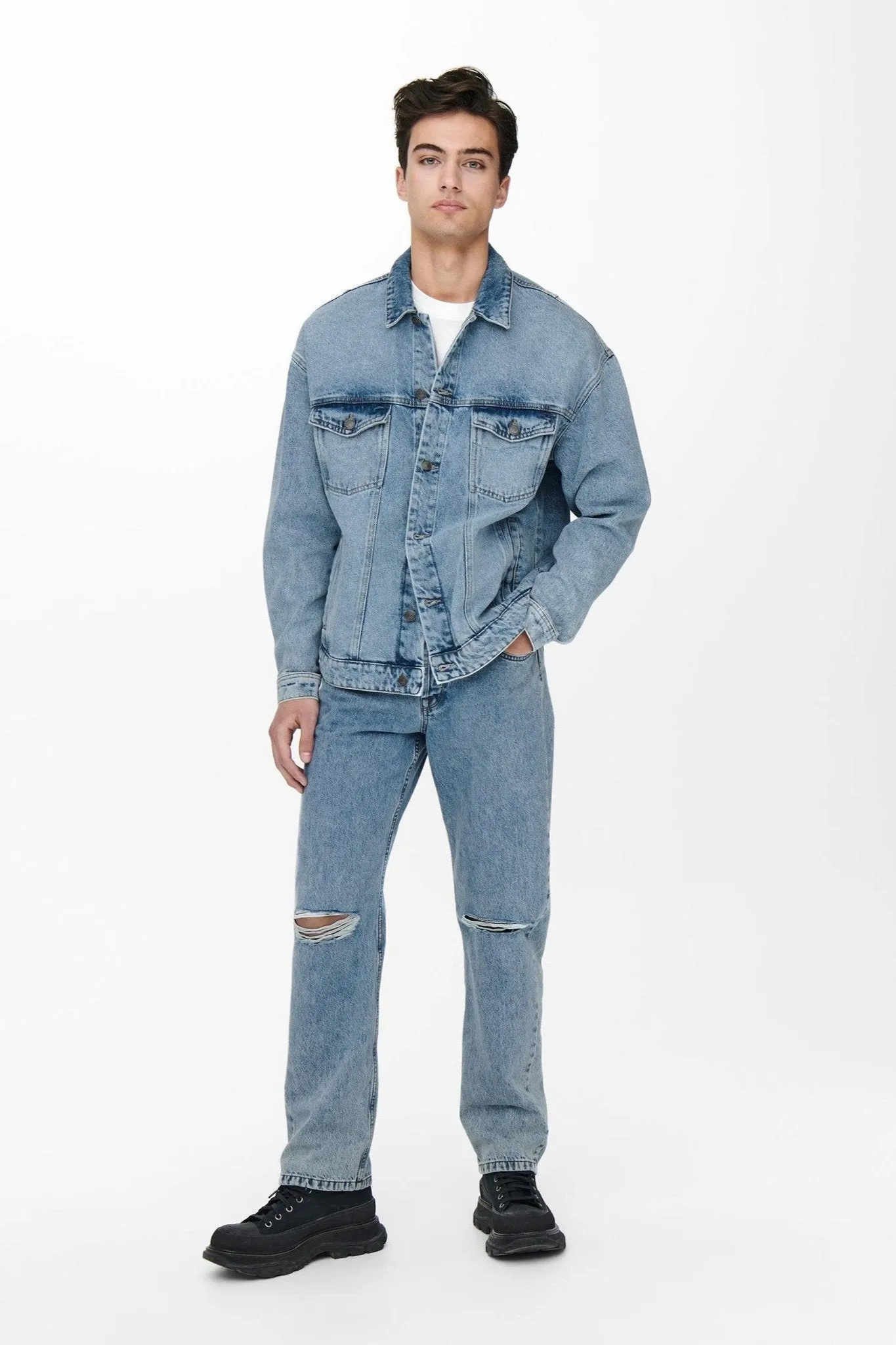 Rick Truck Jacket - Blue Denim