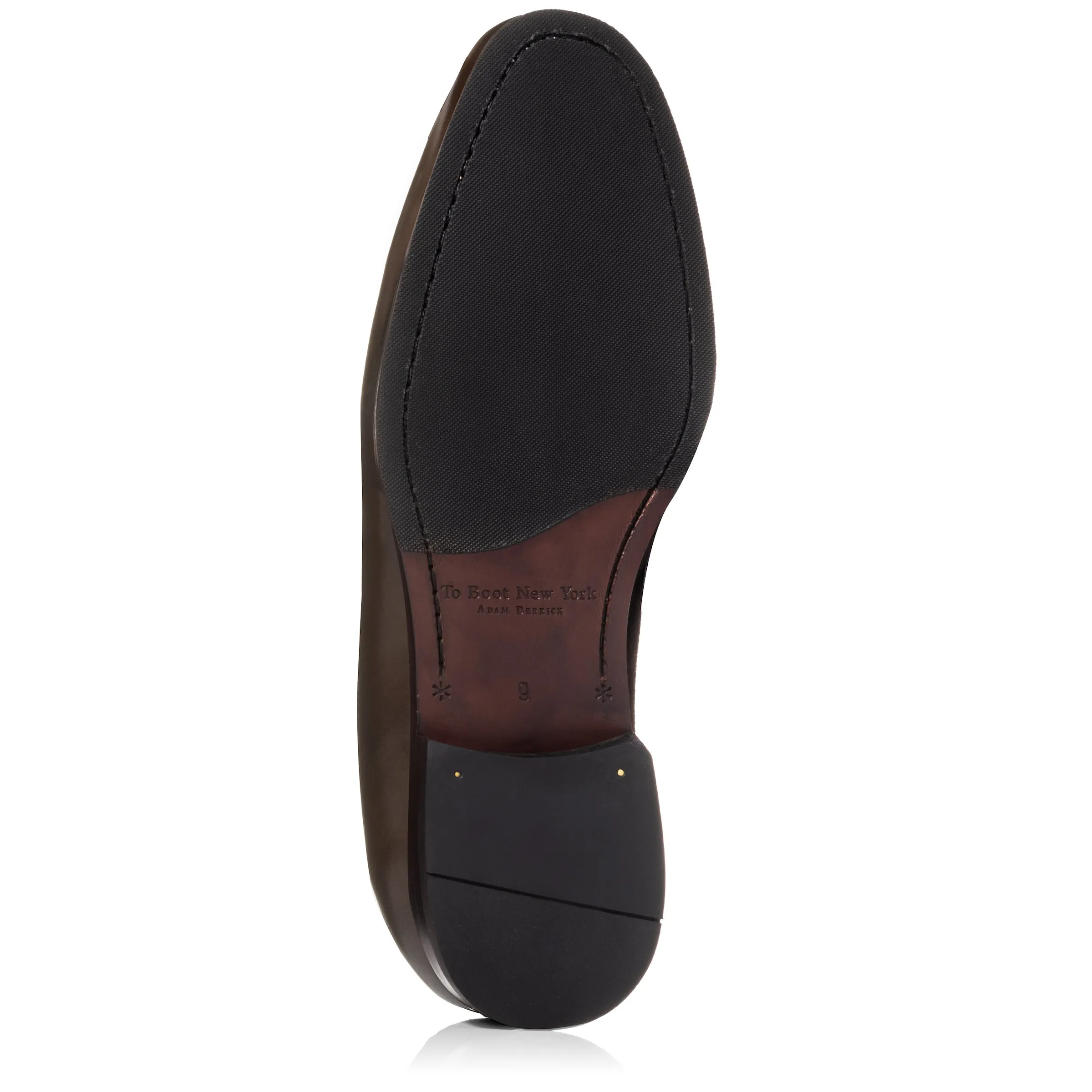 Ronny Burnished Brown Calf Slip On