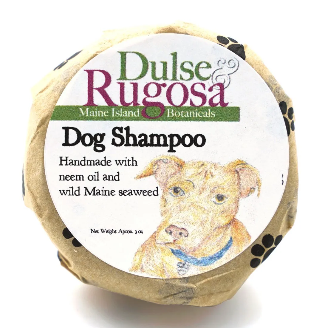 Seaweed Shampoo for Your Dog 3 oz Bar - Dulse & Rugosa