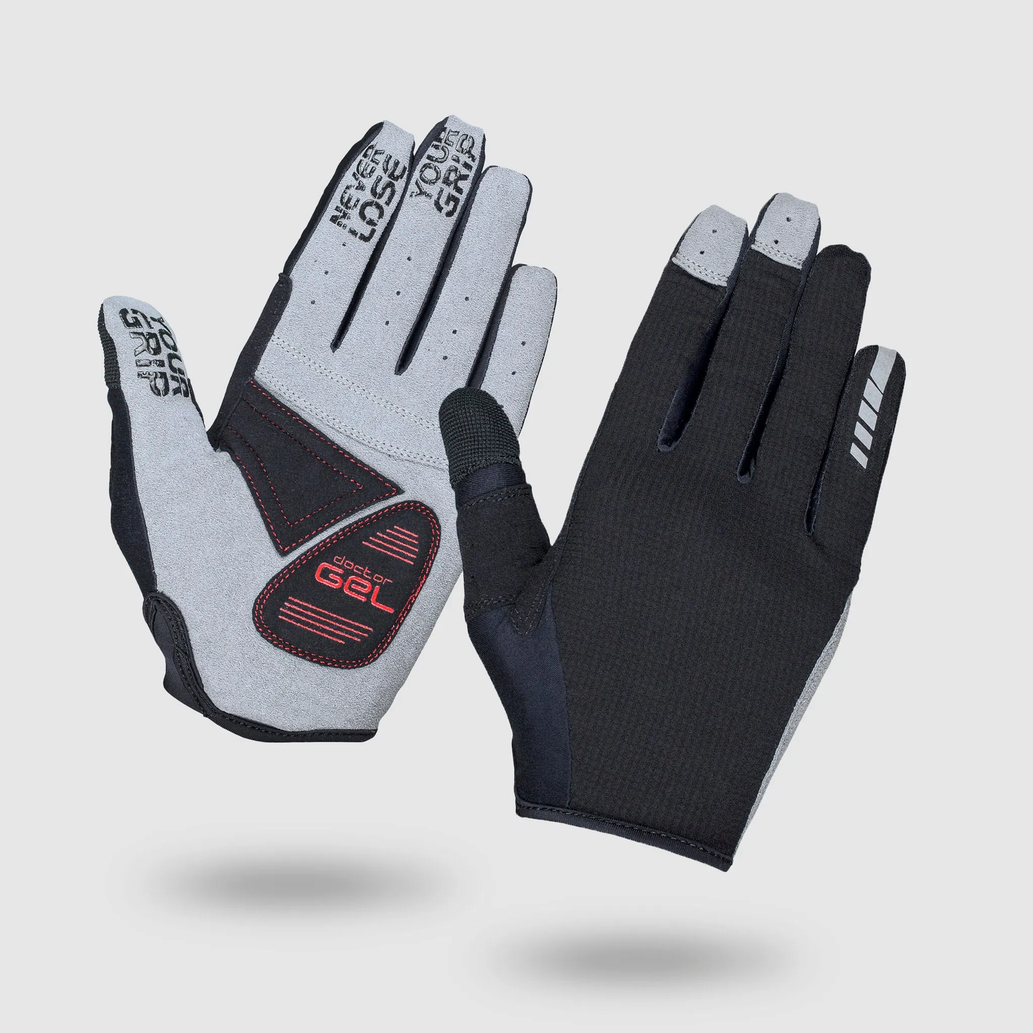 Shark Padded Full Finger Summer Gloves