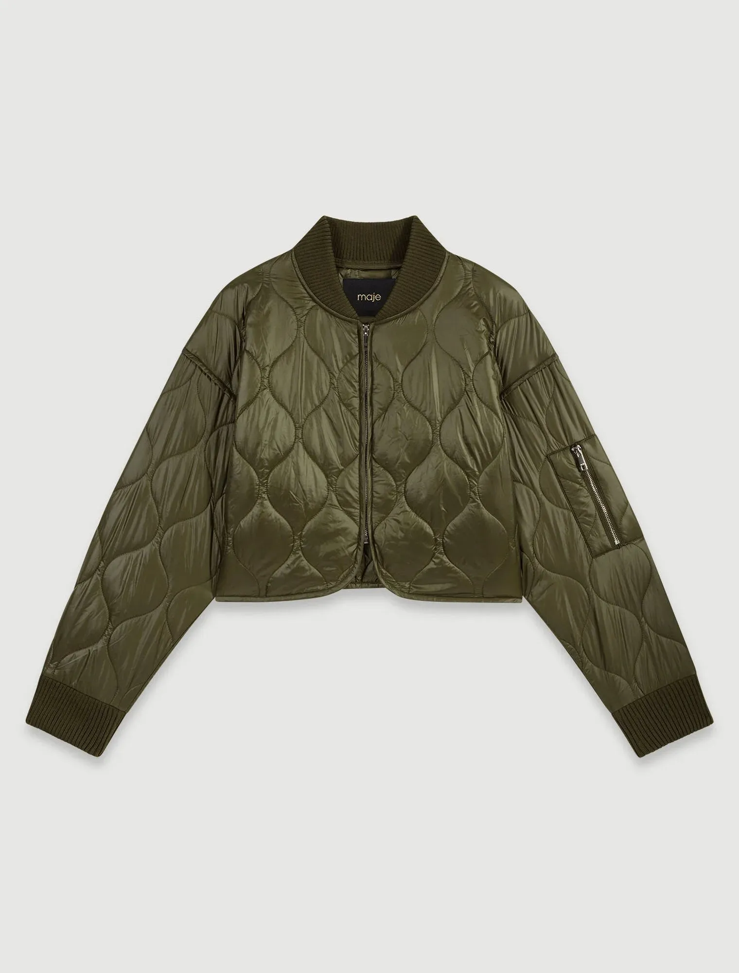 Short quilted jacket