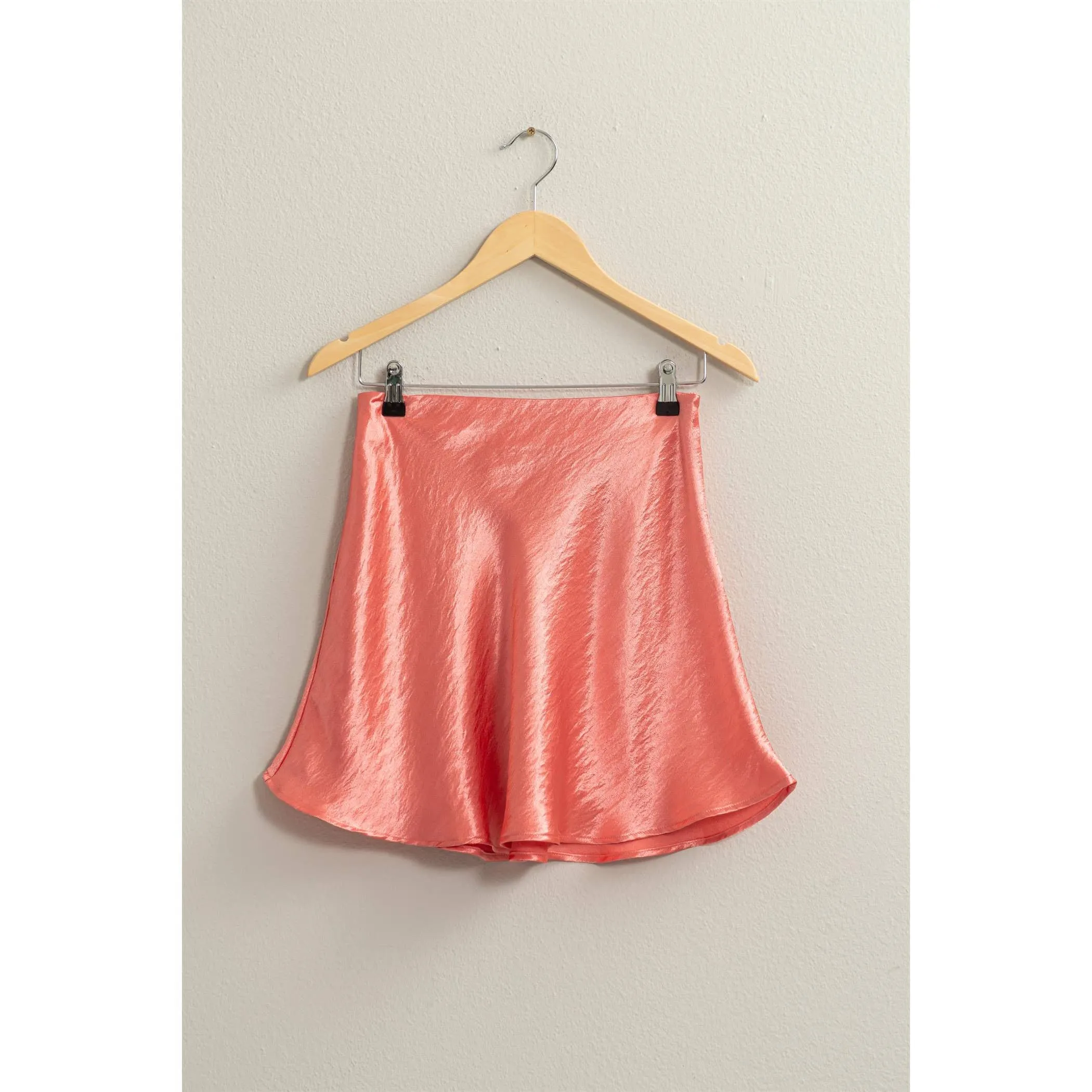 Tangerine Mini Skirt