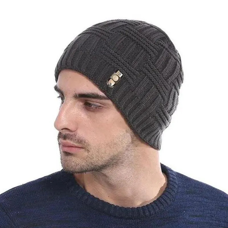 Textured Beanie for Men