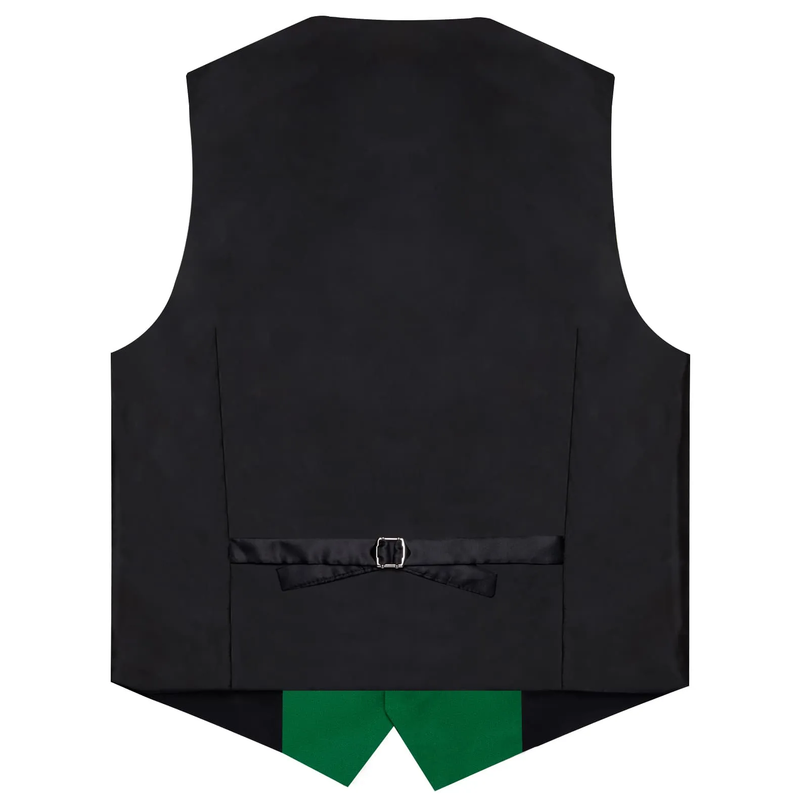 Ties2you Work Vest Cadmium Green Solid Silk Mens Dress Tuxedo Vest for Formal