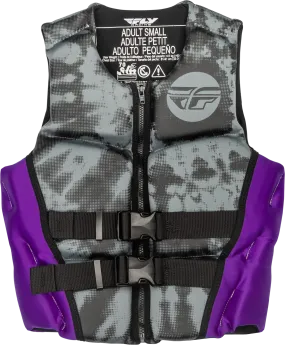 WMN'S NEOPRENE FLOTATION VEST PURPLE/GREY/BLACK SM