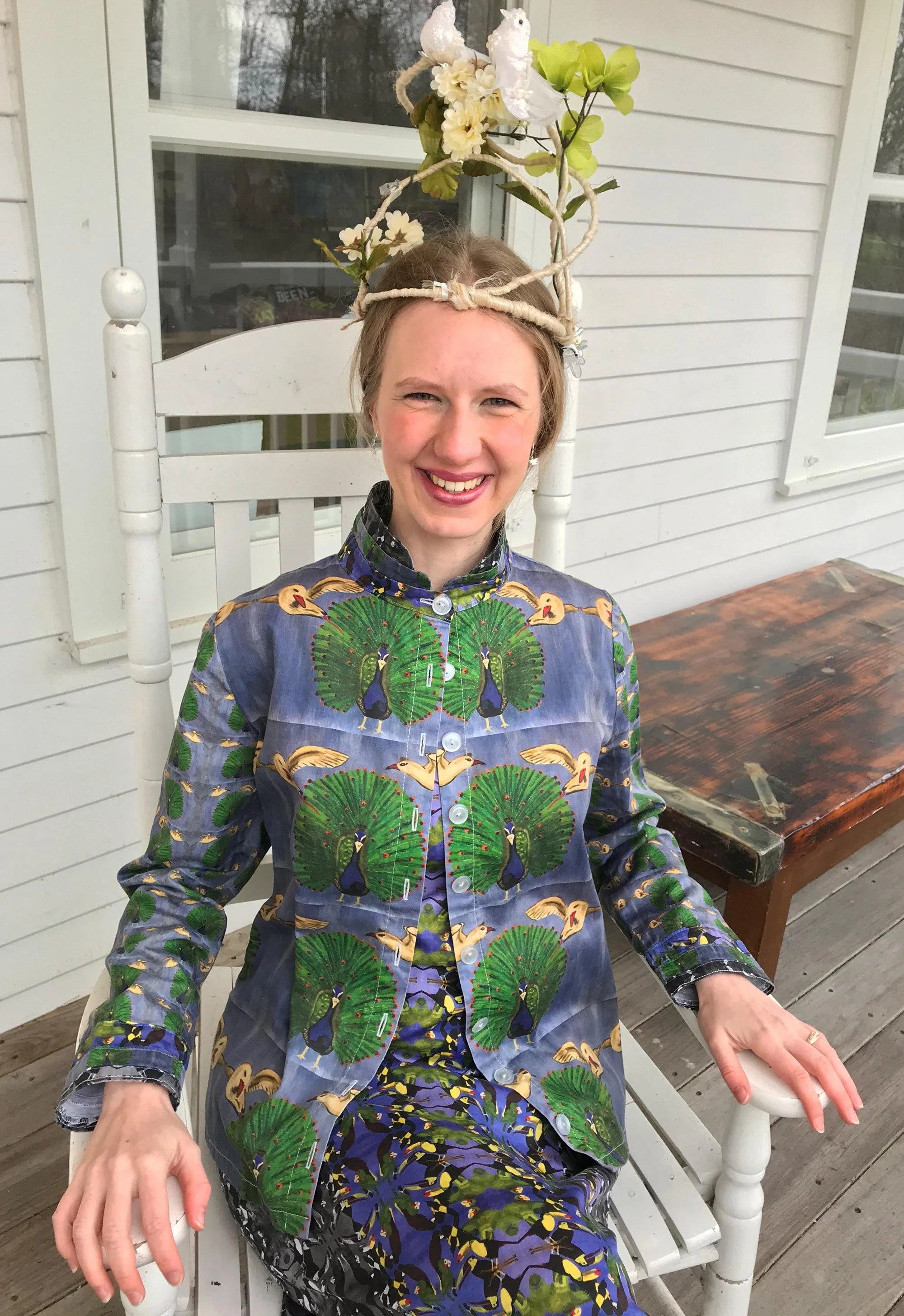 Women's Peacock Designer Jacket